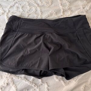 Lululemon Speed Up Black Women's Shorts